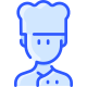 Cocinero de sexo masculino icon