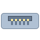 Micro-USB A icon