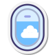 Airplane Window Open icon