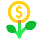 Weak Financial Growth icon