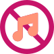 No Music icon