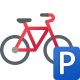 Fahrrad parken icon