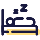 Sleeping in Bed icon