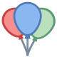 파티 baloons에 icon