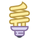 Lâmpada espiral icon
