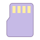 Карта памяти Micro SD icon