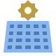 Panel solar icon