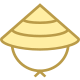 Sombrero asiático icon