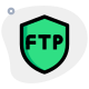 File transfer protocol in a secure mode icon