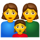 familia--mujer-mujer-niña icon