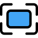 Enlarge maximum resolution fit-to-screen large stretch and zoom-in icon