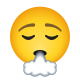 visage-expirant-emoji icon