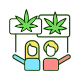 Marijuana Legalization Demonstation icon