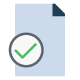 Checked File icon