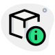 Dimension information of 3D printing cubic shape prototype icon