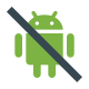 No Android icon