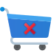 Clear Shopping Cart icon