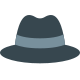 sombrero de detective icon