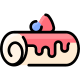 external-roll-cake-sweet-vitaliy-gorbachev-lineal-color-vitaly-gorbatschow icon