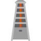 chauffe-terrasse pyramidal icon
