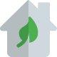 Smart home modern Eco services isolated on a white background icon