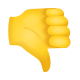 emoji de polegar para baixo icon