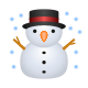 bonhomme de neige-emoji icon