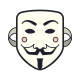 Masque anonyme icon