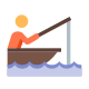 pescador-em-barco icon
