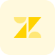 Zendesk cloud-based help desk solution and service software and support ticketing system icon