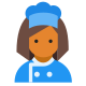 Женщина-повар тип кожи 4 icon