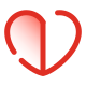 Half Heart icon