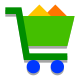 Carrito de la compra cargado icon