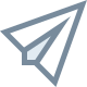 Aereo di carta icon