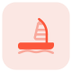 Windsurfing water sports games for summer layout icon