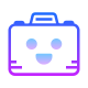 Icône de caméra avec visage icon