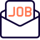 Invitation letter for new job seekers candidate selection icon