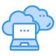 Cloud computing icon