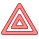 Avertissement de danger clignotant icon