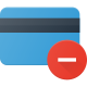 Delete Bank Card icon