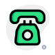 Landline number for the services in hotel room icon