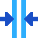 Fusionner verticalement icon