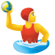 мужчина-играет в водное поло icon