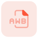 AWB Adaptive Multi Rate is an audio file format that has similar characteristics as AMR icon