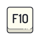 F10 Key icon