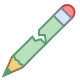 Сломанный карандаш icon