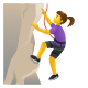 arrampicata femminile icon