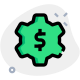 Finance and money setting with dollar sign icon