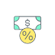 Deposit Rate Percentage icon