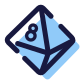 Octahedron icon